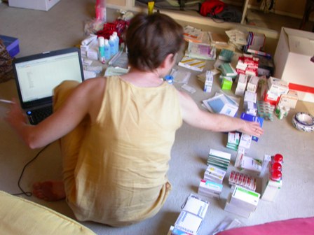 La pharmacie embarquée. - 40.5&nbsp;ko